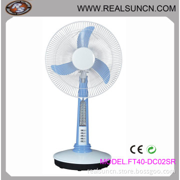 Battery and Solar Panel 16inch Solar DC Table Fan
